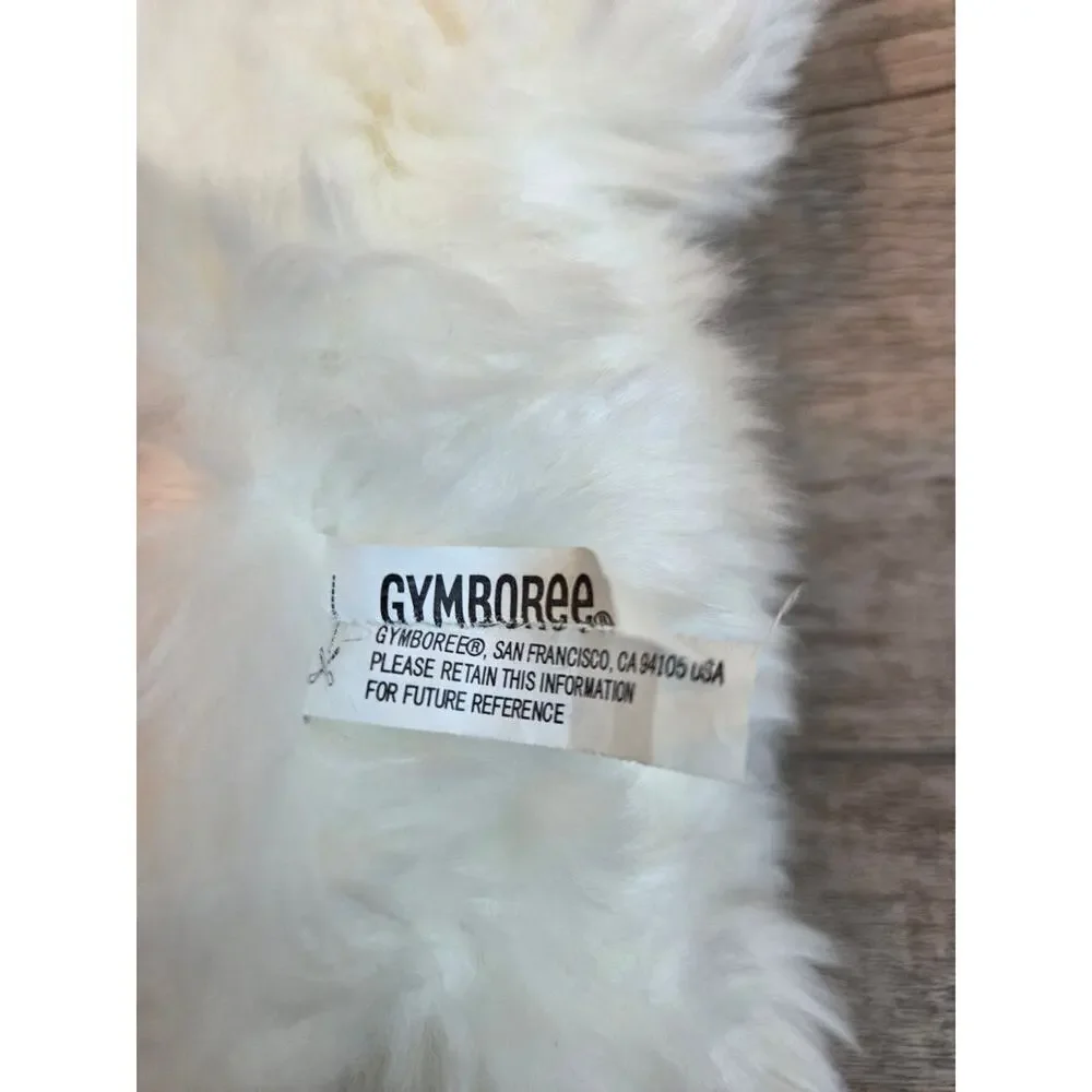 VTG Gymboree Pirate Dog Plush White Shaggy Husky Puppy Retired 12